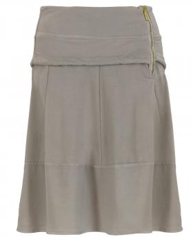 Sweatrock Jersey in  taupe von Made in Italy (Bild 1)