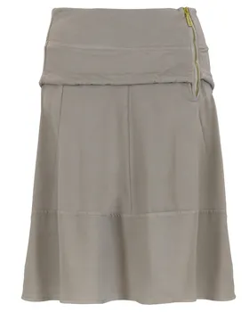 Sweatrock Jersey in  taupe von Made in Italy (Bild 1)