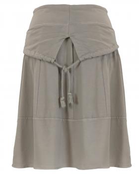 Sweatrock Jersey in  taupe von Made in Italy (Bild 2)