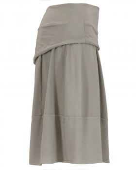 Sweatrock Jersey in  taupe von Made in Italy (Bild 3)