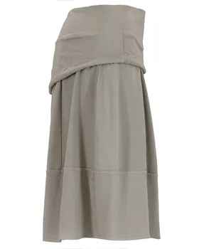Sweatrock Jersey in  taupe von Made in Italy (Bild 3)