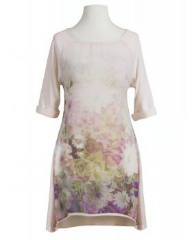 Sweatshirt mit Blumen in  rosa von RESTART (Bild 1)