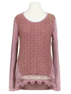 Sweatshirt Spitze in  rosa von Diana (Bild 1)