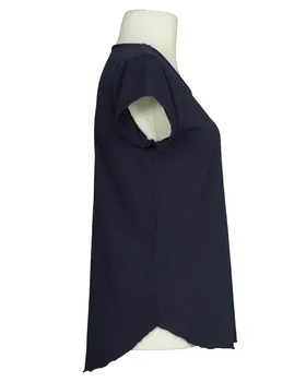 T-Shirt Baumwolle in  blau von Made in Italy (Bild 2)