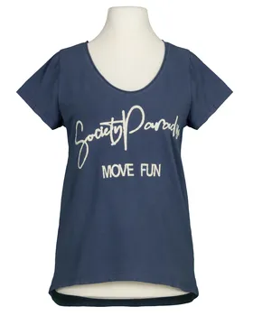 T-Shirt Baumwolle in  blau von Made in Italy (Bild 1)