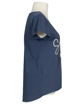 T-Shirt Baumwolle in  blau von Made in Italy (Bild 2)