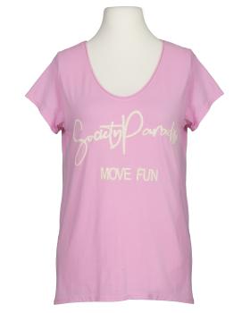 T-Shirt Baumwolle in  rosa von Made in Italy (Bild 1)