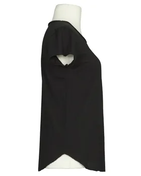 T-Shirt Baumwolle in  schwarz von Made in Italy (Bild 2)
