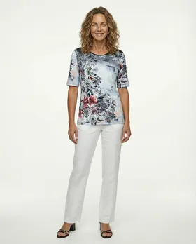 T-Shirt Blumenprint in  bunt von Da Capo (Bild 2)