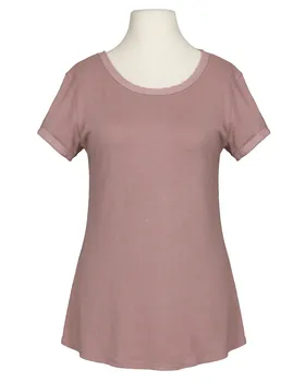 T-Shirt Rippstrick in  altrosa von Italia Moda (Bild 1)