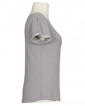 T-Shirt Rippstrick in  grau von Italia Moda (Bild 2)