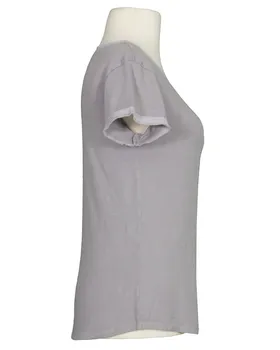 T-Shirt Rippstrick in  grau von Italia Moda (Bild 2)