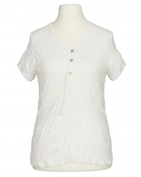 T-Shirt V-Ausschnitt in  ecru von Made in Italy (Bild 1)