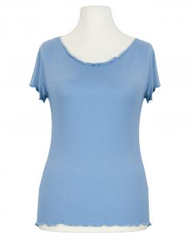 T-Shirt Viskose in  blau von Made in Italy (Bild 1)