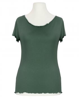 T-Shirt Viskose in  oliv von Made in Italy (Bild 1)