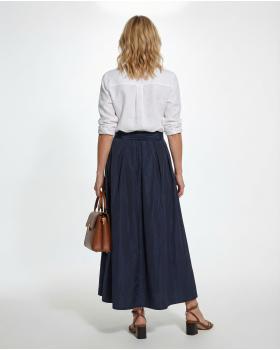 Taftrock Maxi in  blau von Made in Italy (Bild 4)