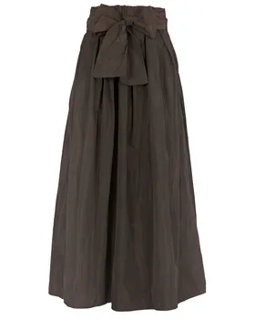 Taftrock Maxi in  braun von Made in Italy (Bild 1)