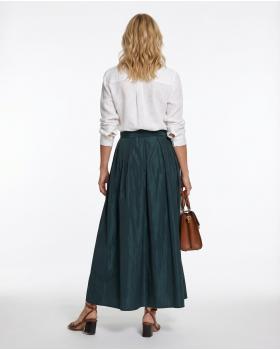 Taftrock Maxi in  petrol von Made in Italy (Bild 4)