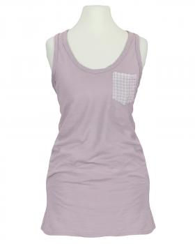 Top Baumwolle in  helllila von fashion made in italy (Bild 1)