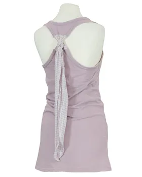 Top Baumwolle in  helllila von fashion made in italy (Bild 2)