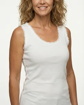 Top Baumwolle in  wei� von Moda Italia (Bild 4)