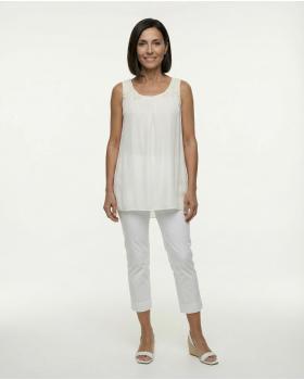 Top mit H�kelspitze in  creme von Sophyline (Bild 3)