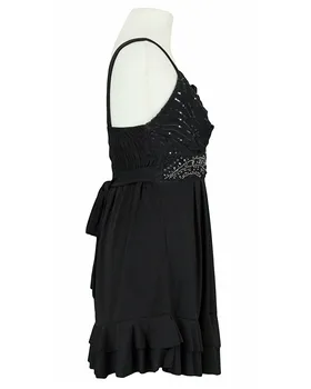 Top mit Schmucksteinen in  schwarz von esperance Paris (Bild 2)