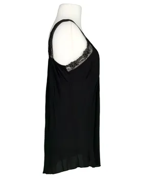 Top mit Spitze in  schwarz von Made in Italy (Bild 2)