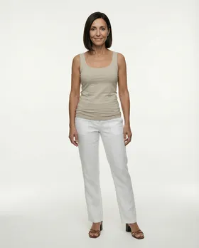 Top Viskose in  beige von Made in Italy (Bild 2)
