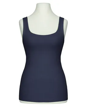 Top Viskose in  dunkelblau von Made in Italy (Bild 1)