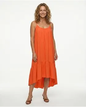 Tr�gerkleid in  orange von Made in Italy (Bild 3)