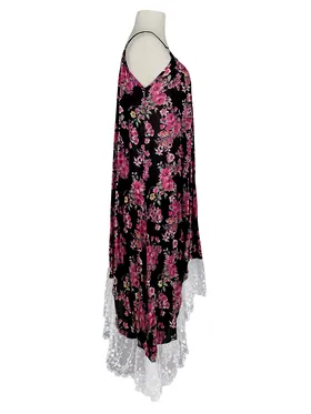 Tr�gerkleid Floral in  schwarz von Diana (Bild 2)