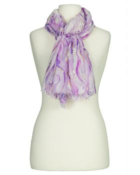 Tuch mit Glanzeffekt in  lila von fashion made in italy (Bild 1)