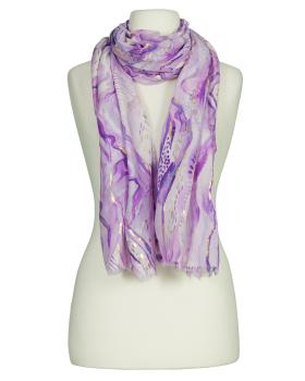 Tuch mit Glanzeffekt in  lila von fashion made in italy (Bild 2)