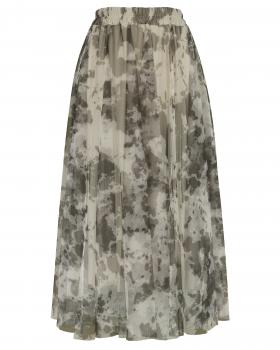 T�llrock Cloud Print in  braun von Made in Italy (Bild 1)