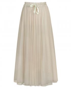 T�llrock einlagig in  creme von Made in Italy (Bild 1)