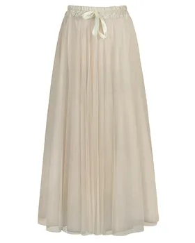 T�llrock einlagig in  creme von Made in Italy (Bild 1)