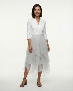 T�llrock zipfelig in  grau von Diana (Bild 2)