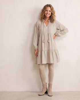 Tunika A-Linie in  beige von Selected Touch (Bild 5)