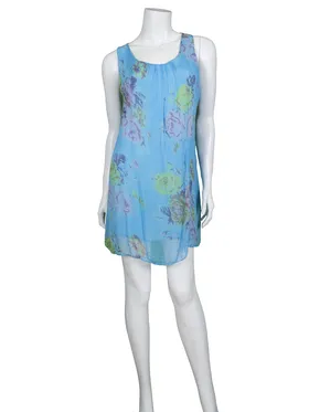 Seidentunika Floral in  t�rkis von Moda (Bild 2)