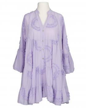 Tunika B�ndchenstickerei in  lila von Made in Italy (Bild 1)