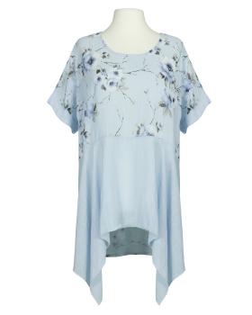 Tunika Baumwolle in  hellblau von Made in Italy (Bild 1)