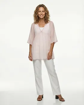 Tunika Bluse Baumwolle in  rosa von Monday Afternoon (Bild 2)