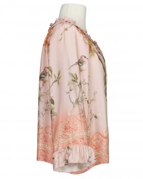 Tunika Bluse Floral in  puderrosa von Made in Italy (Bild 2)