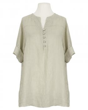Tunika Bluse Leinen in  beige von Puro Lino (Bild 1)