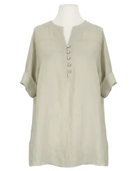 Tunika Bluse Leinen in  beige von Puro Lino (Bild 1)