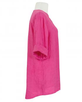 Tunika Bluse Leinen in  pink von Puro Lino (Bild 2)