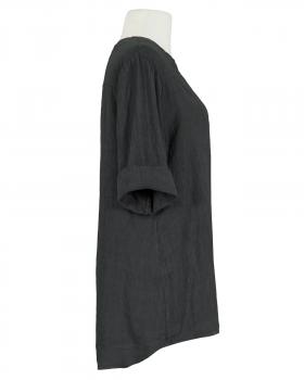 Tunika Bluse Leinen in  schwarz von Puro Lino (Bild 3)