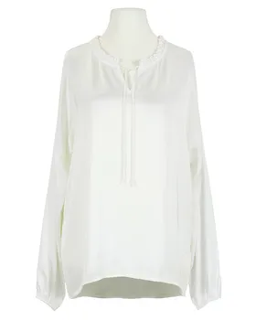 Tunika Bluse mit Seide in  cremewei� von Selected Touch (Bild 1)