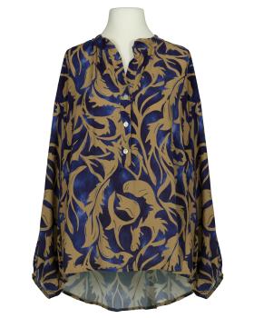Tunika Bluse Ornamentprint in  blau von Selected Touch (Bild 1)